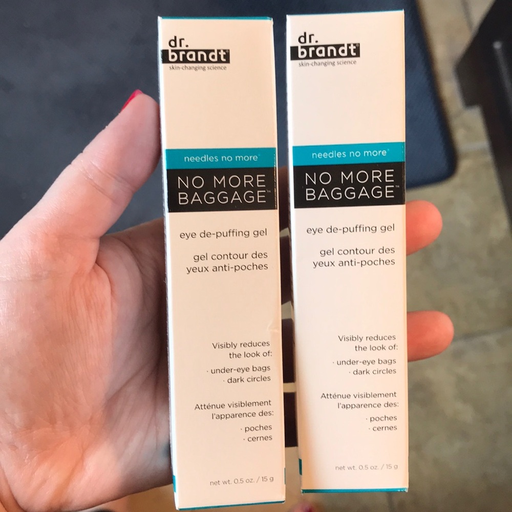 Dr. Brandt, no more baggage! Never opened!